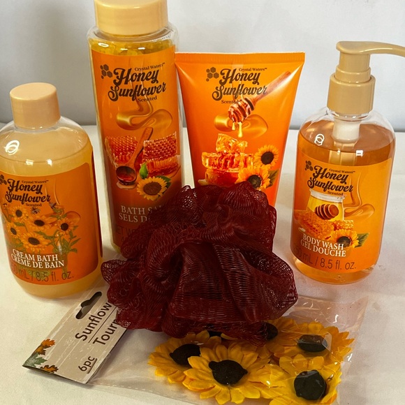 Crystal Waters Honey Sunflower Bath Set - Picture 5 of 5